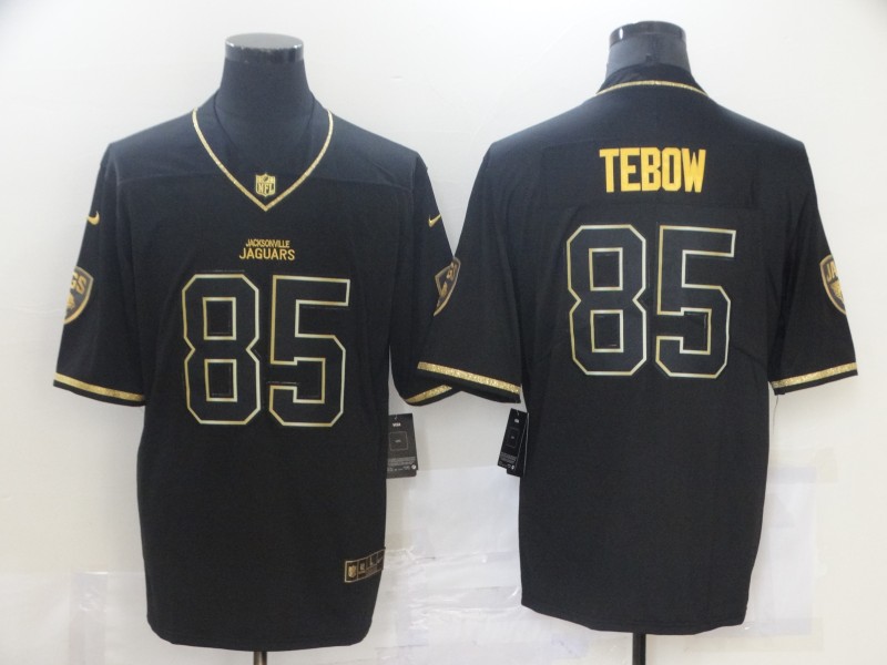 Men's Jacksonville Jaguars Tim Tebow #85 Black Jersey